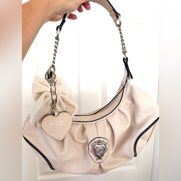 Juicy Couture Handbags - Juicy Couture Romance Hobo in Crystal White HRT